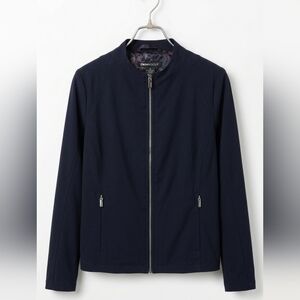 DKNY Golf All Black Light Weight Full-Zip Performance Jacket Size M